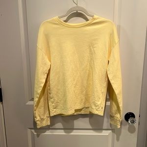 ATHLETA GIRL yellow sweatshirt